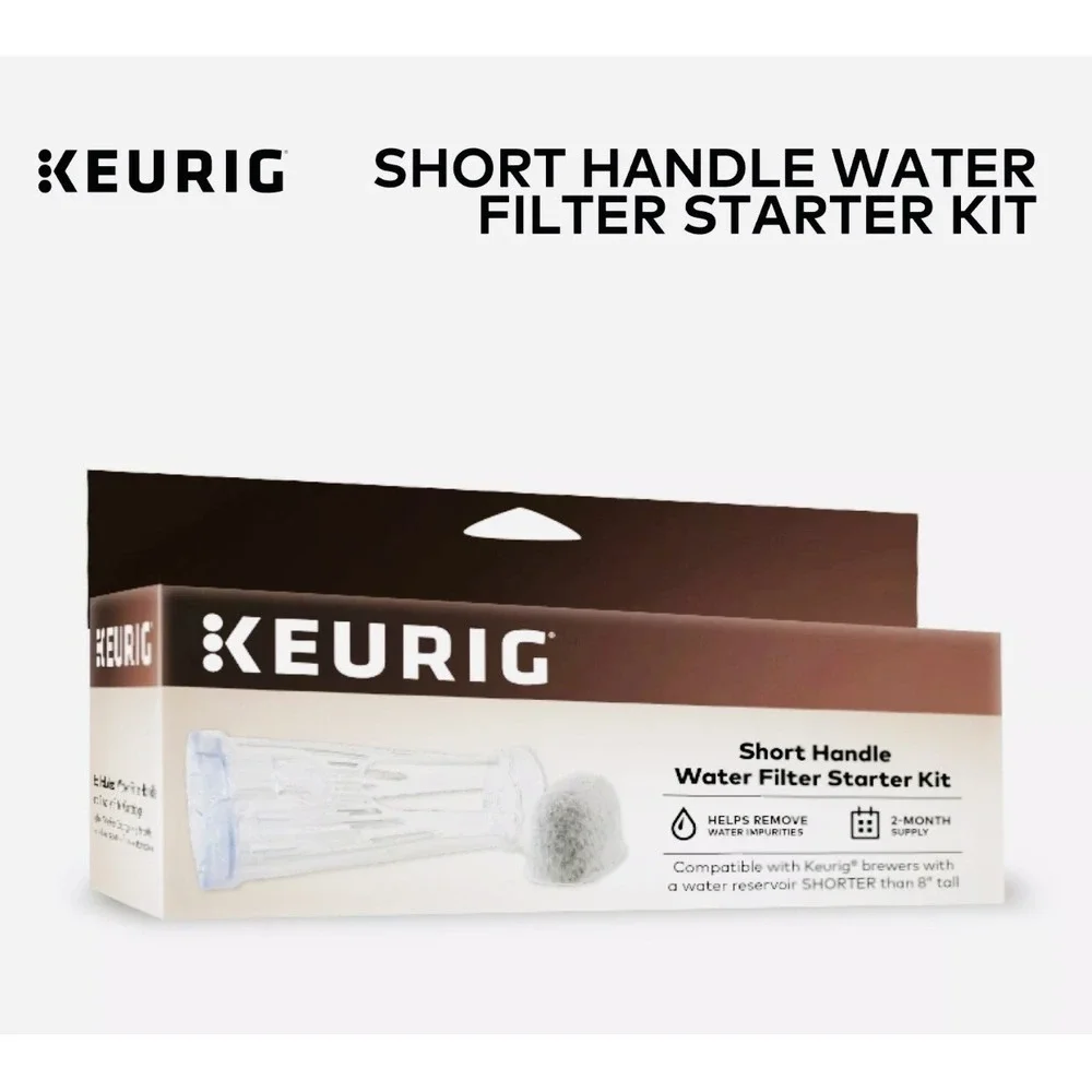 Keurig Coffee Short Handle Reservoir 2 Month Water Filter Starter Kit (5) LOT